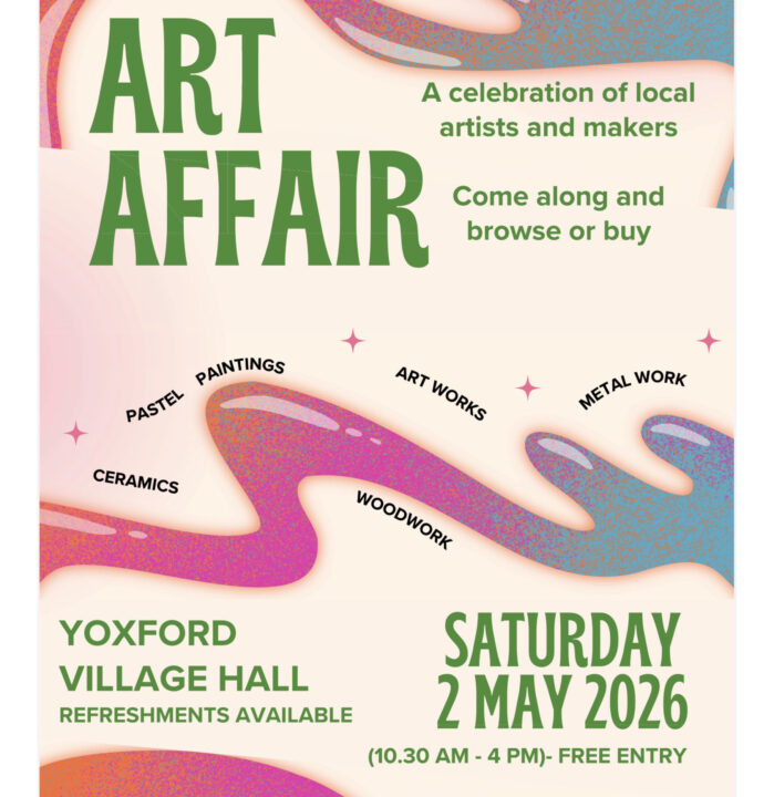 Kate Mawdsley Exhibition at Yoxford Village Hall 1030 until 4pm Free Entry on Saturday 2nd May 2026